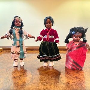 VINTAGE AND RARE COLLECTORS ITEMS NATIVE AMERICAN DOLLS FROM THE 1950’s